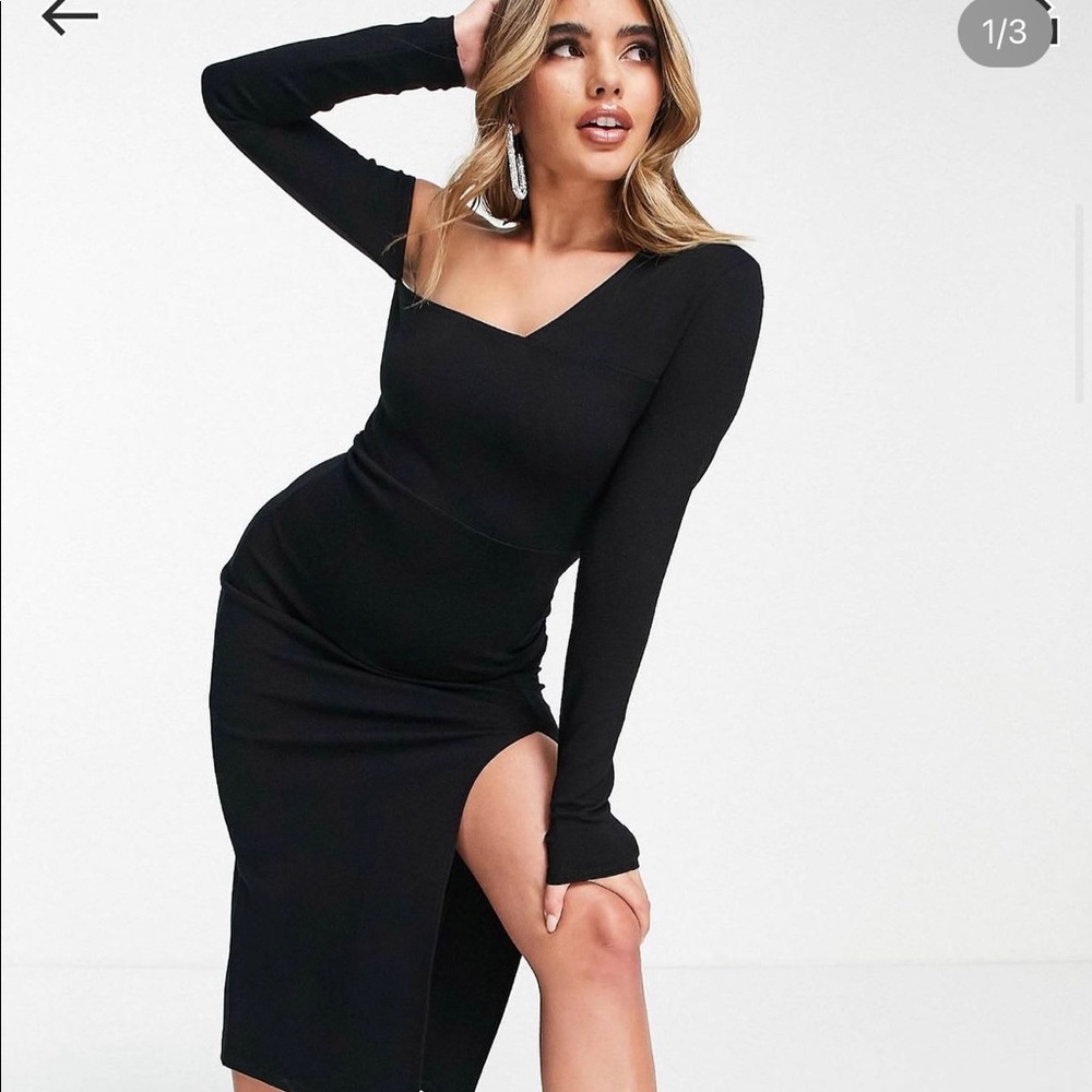 Black Midi Dress
